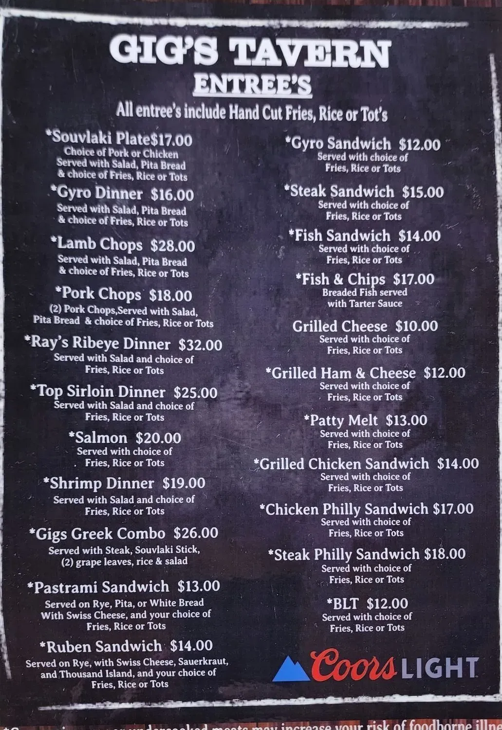 Menu 2