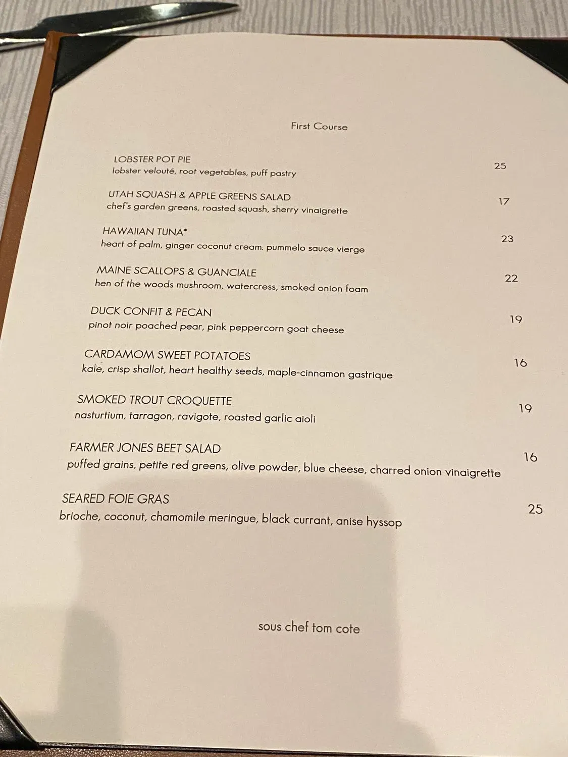 Glitretind Restaurant Menu - Updated October 2025