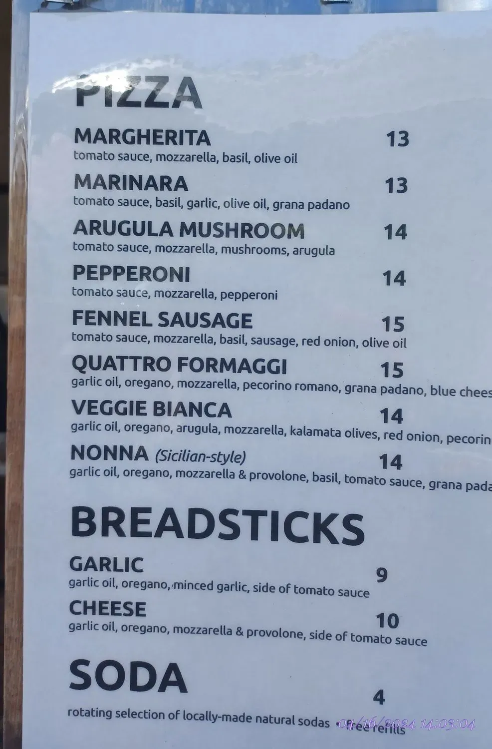 Menu 5