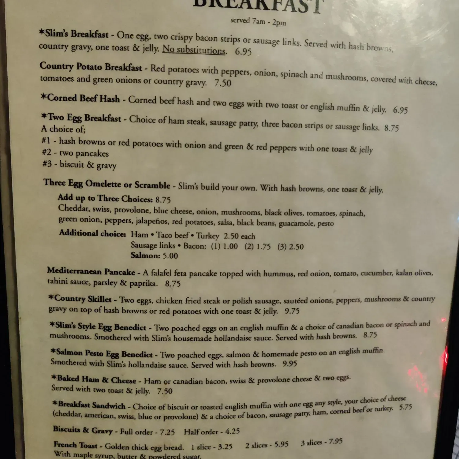 Menu 3