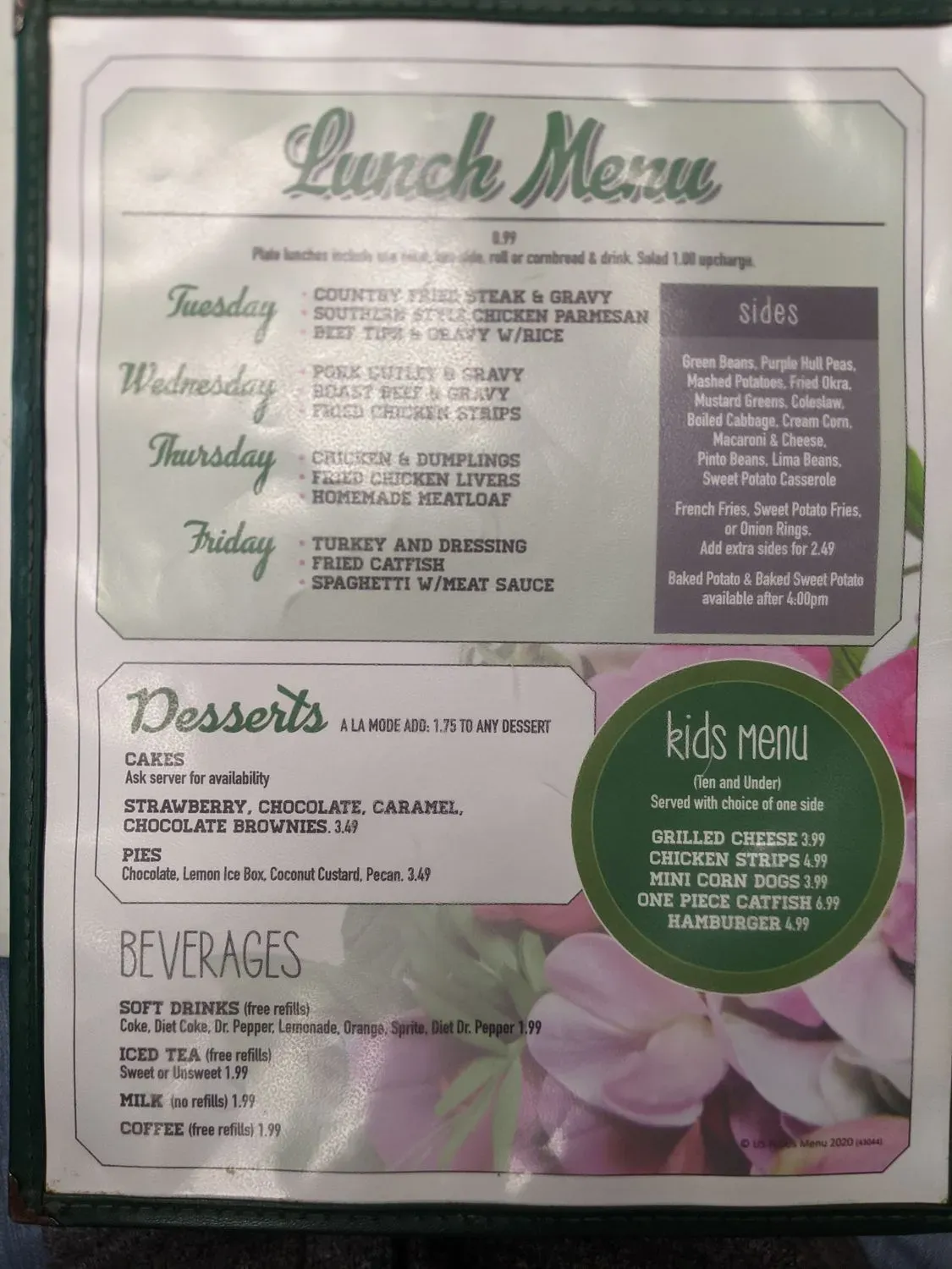 Menu 4