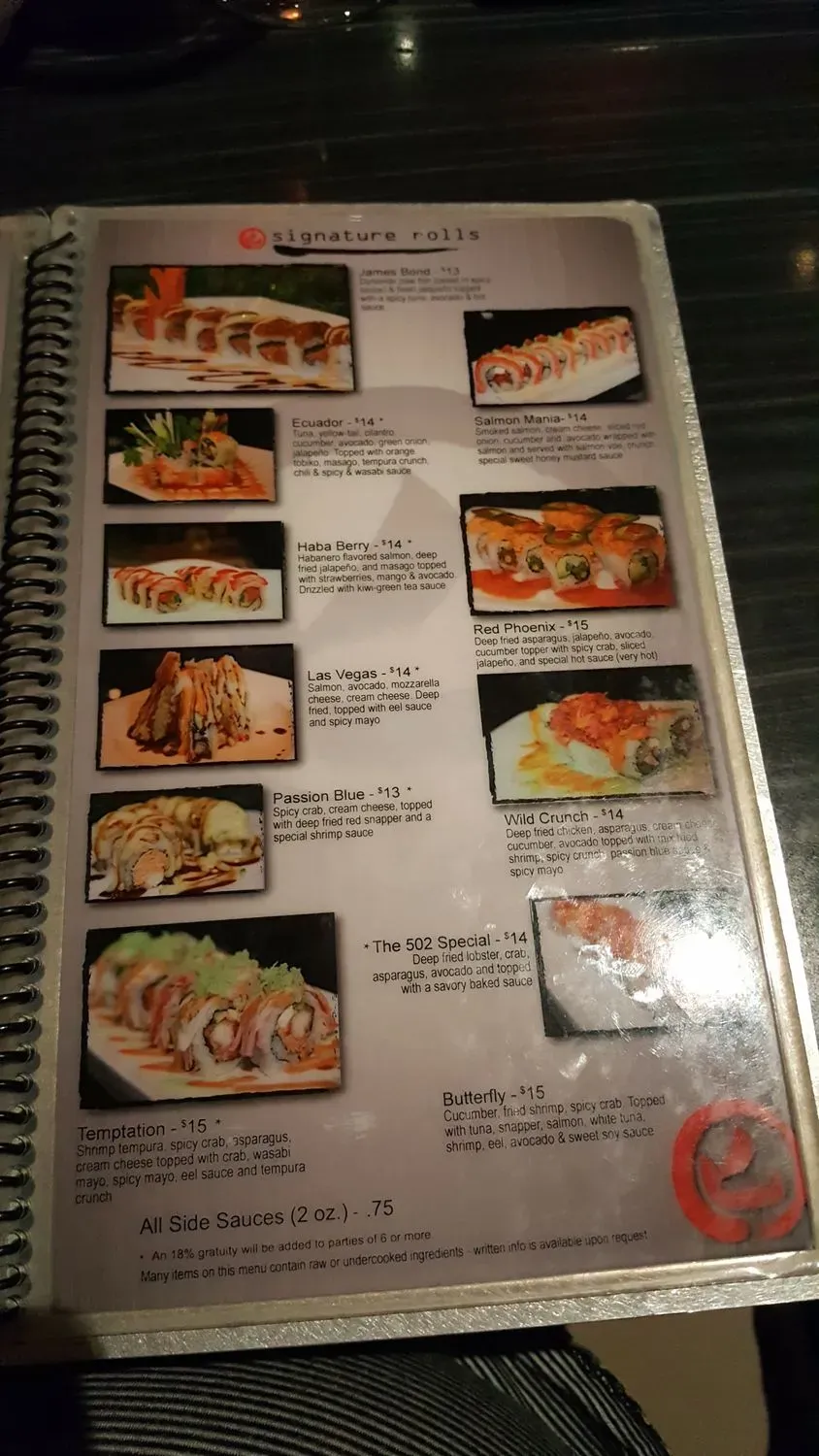 Menu 5