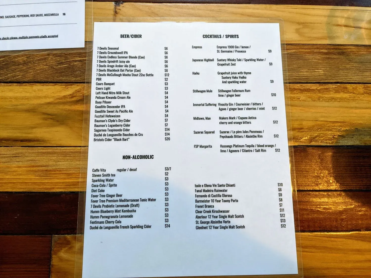 Menu 4