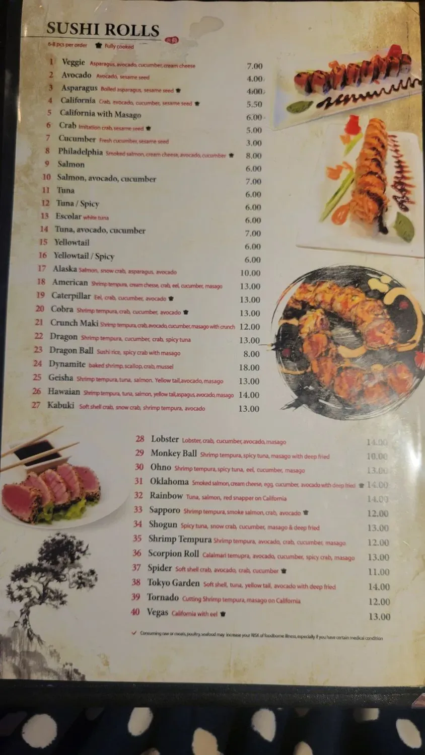 Menu 6