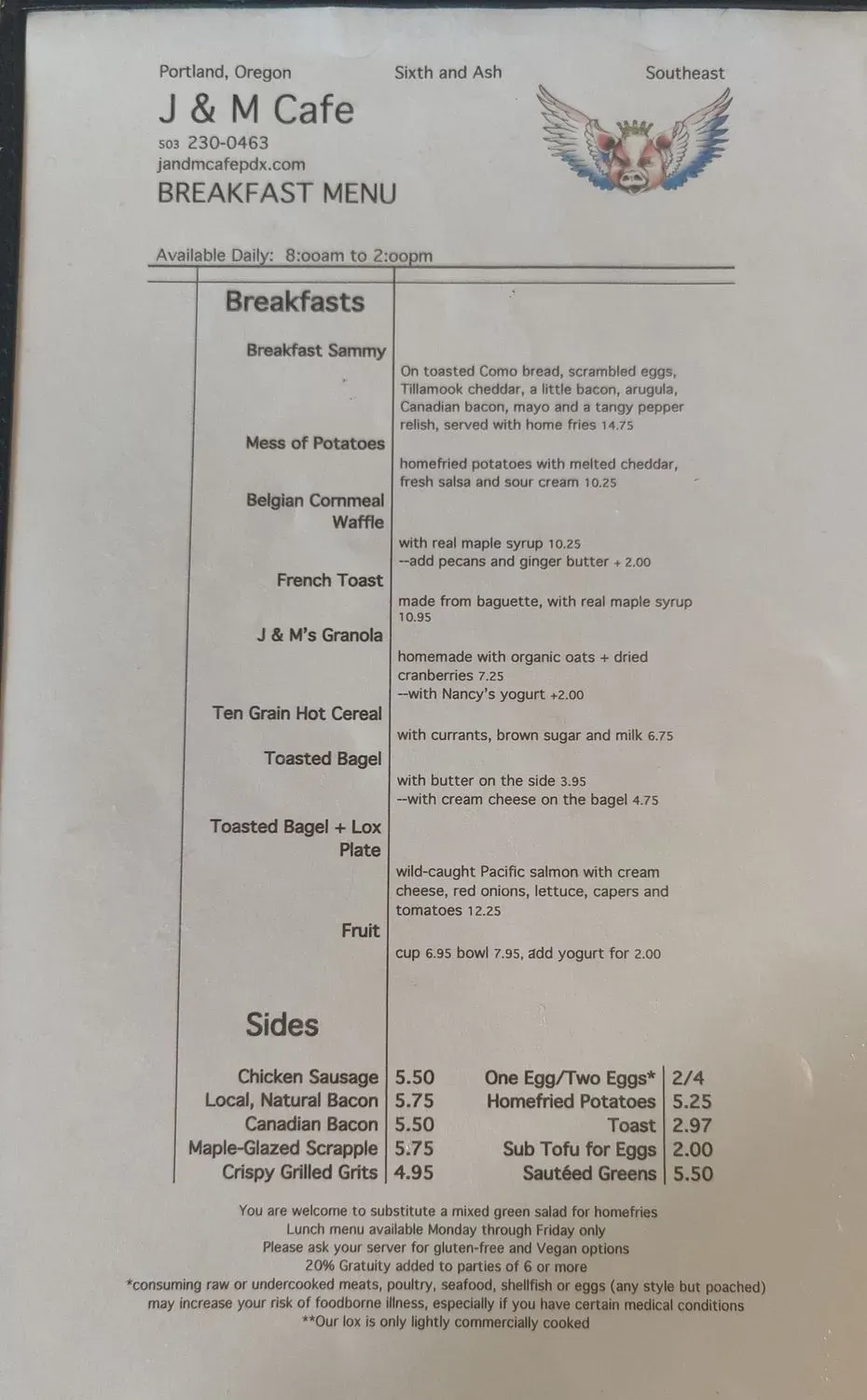 Menu 6