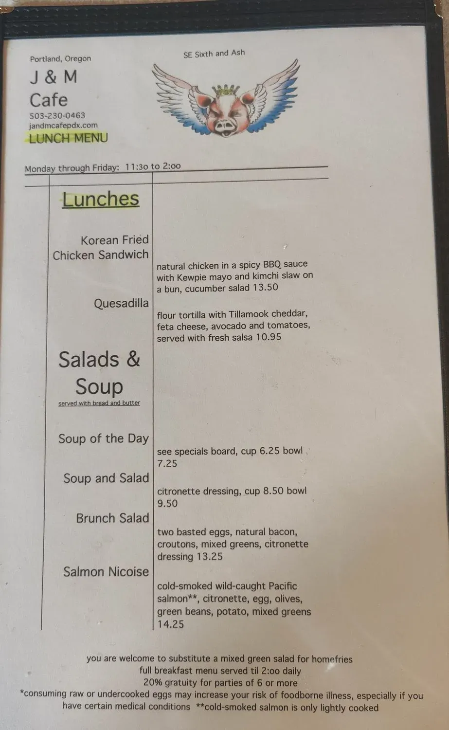 Menu 5