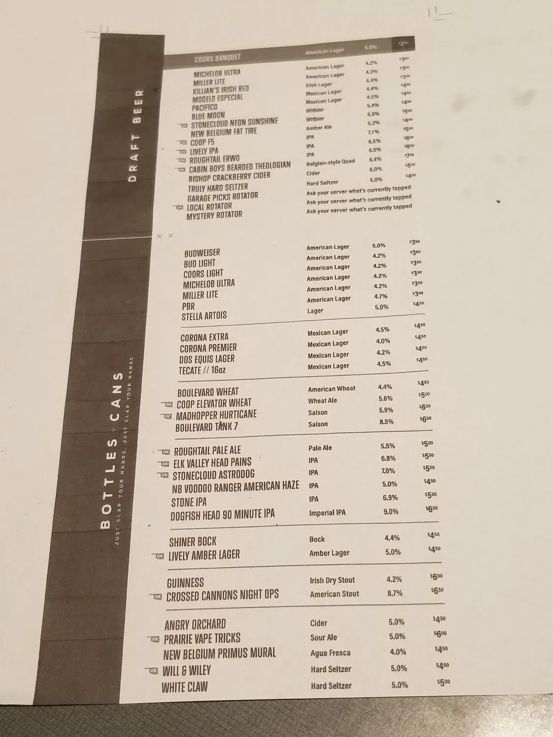 Menu 2