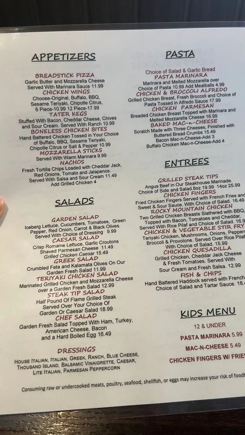 Menu 2