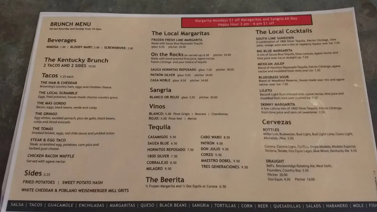 Menu 2