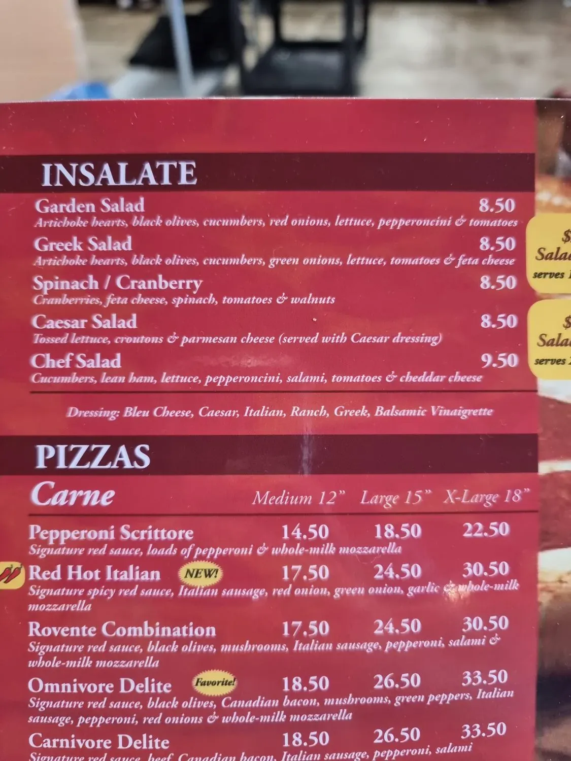 Menu 5