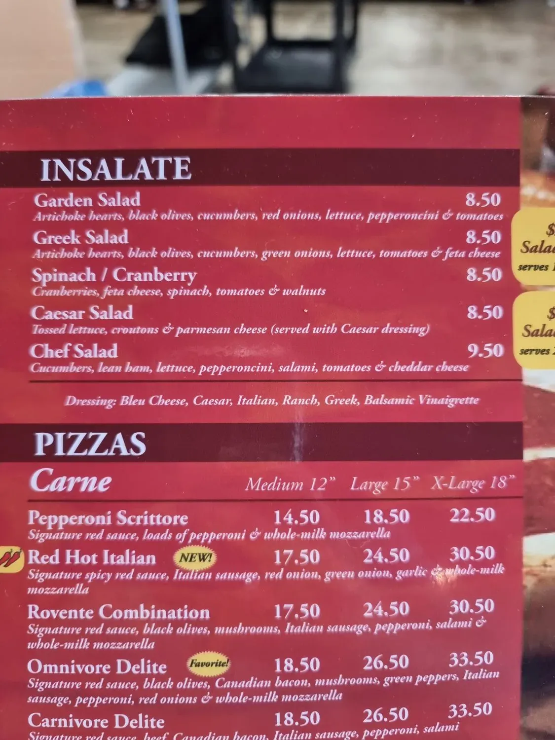 Menu 5