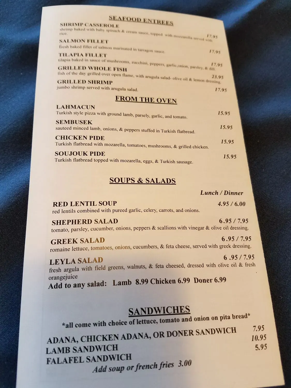 Menu 3