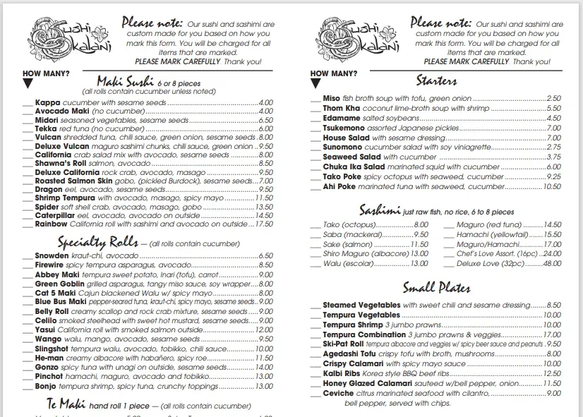 Menu 3