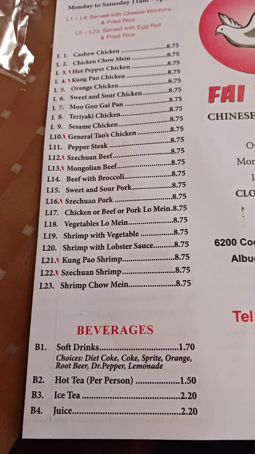 Menu 3