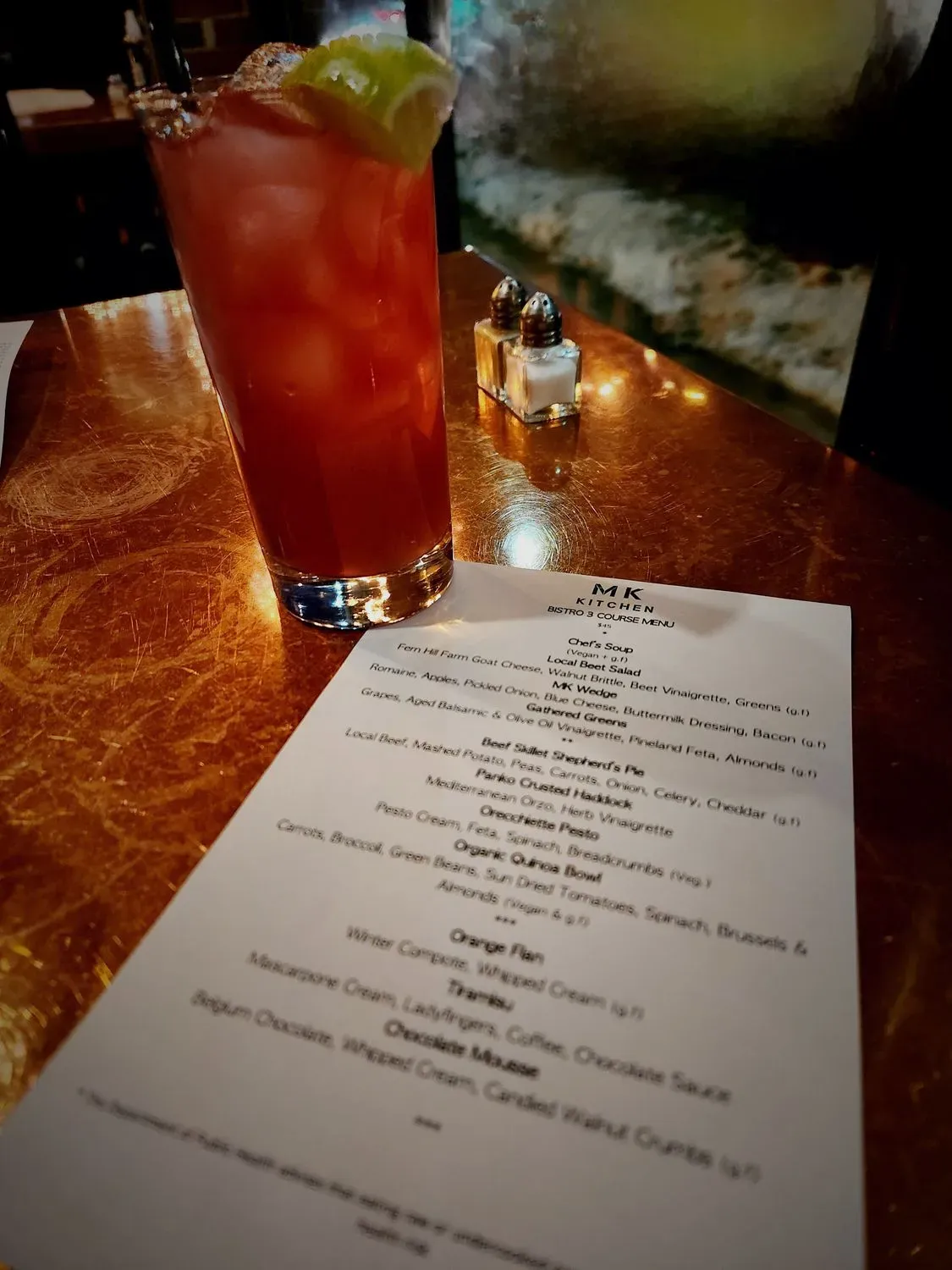 MK Kitchen Menu - Updated October 2025