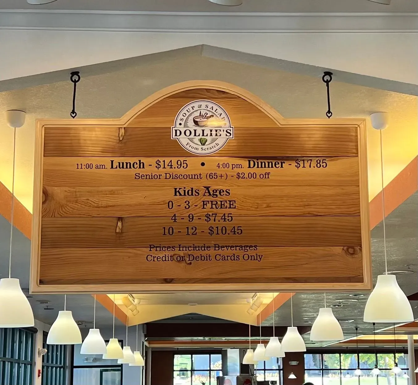 Dollie’s Soup & Salad Menu - Updated October 2025
