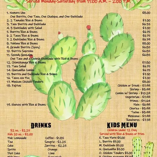 Menu 2