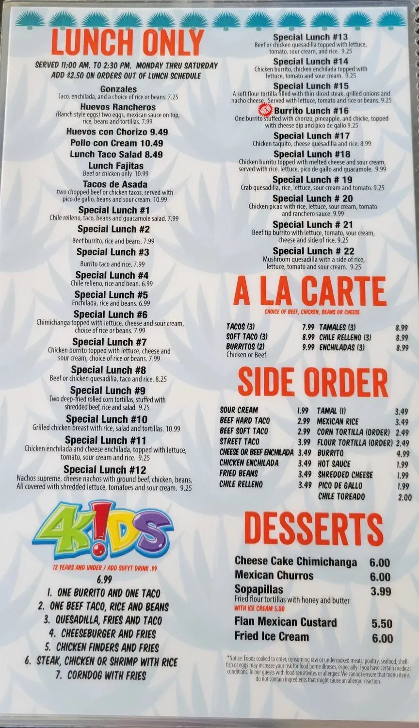 Menu 2