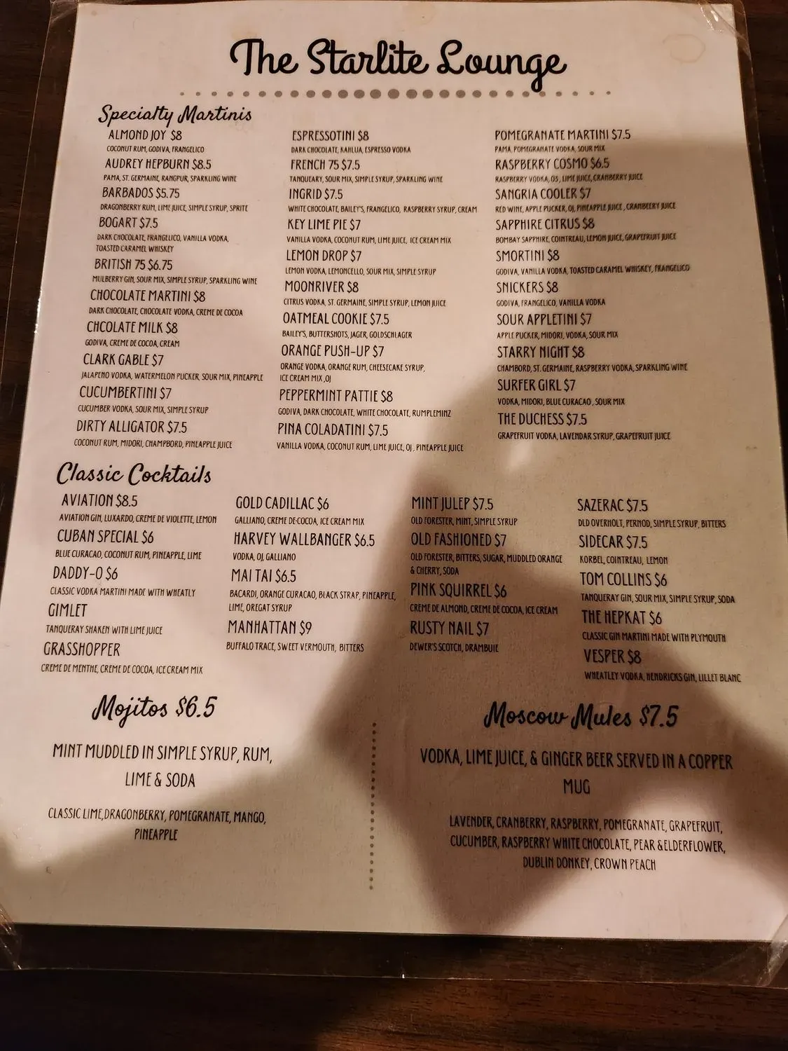 Menu 6