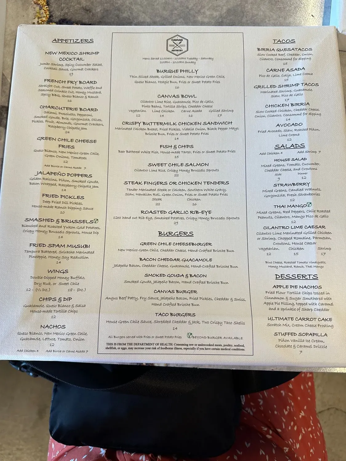 Menu 3