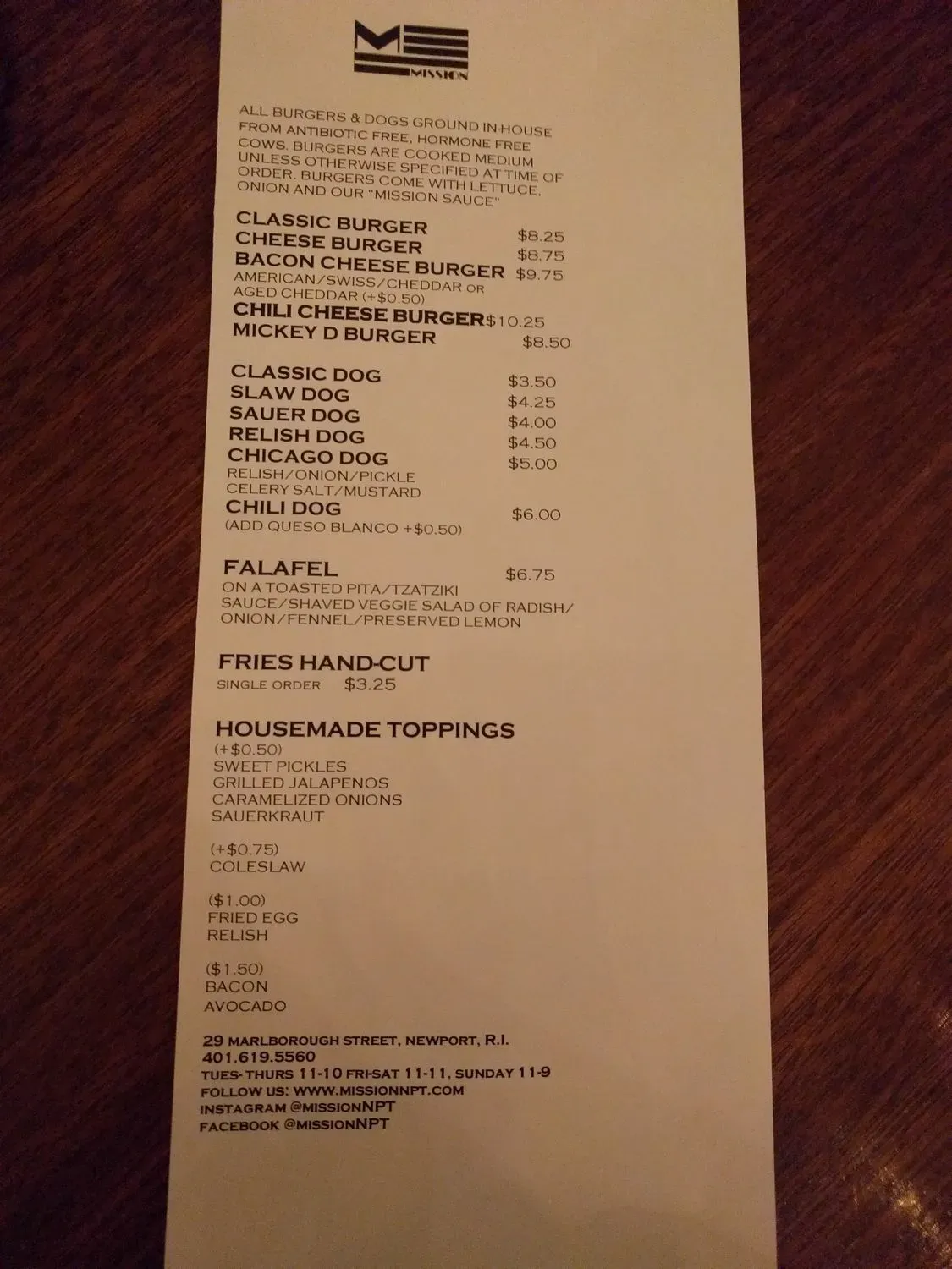 Menu 4