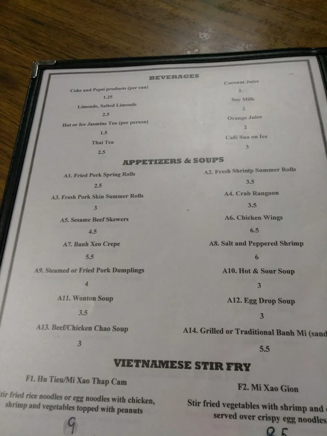 Menu 4