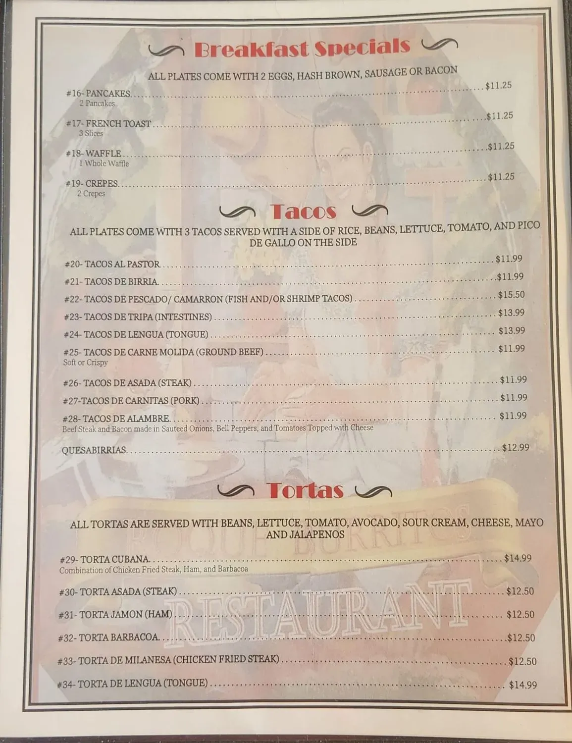 Menu 6