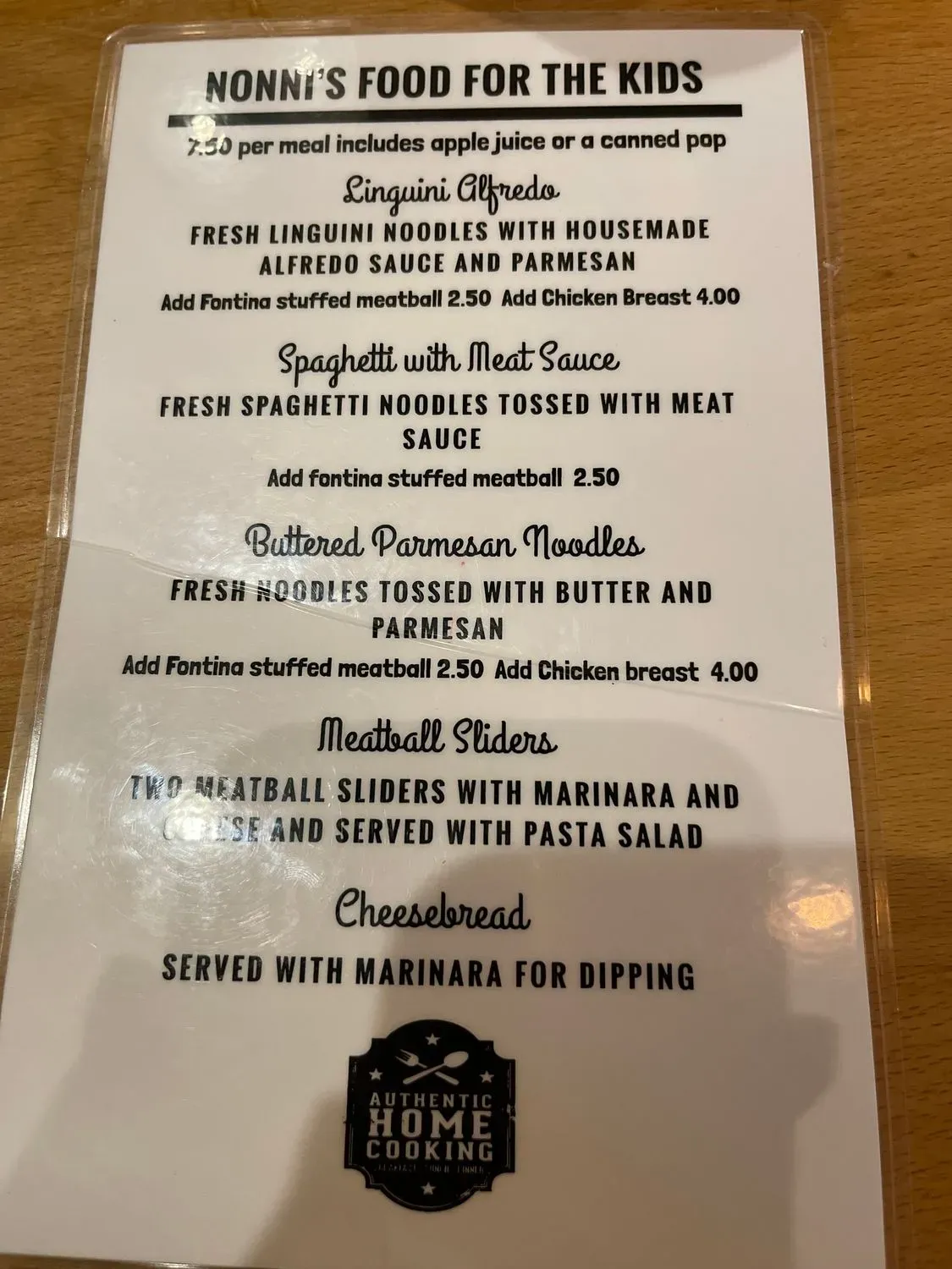 Menu 4