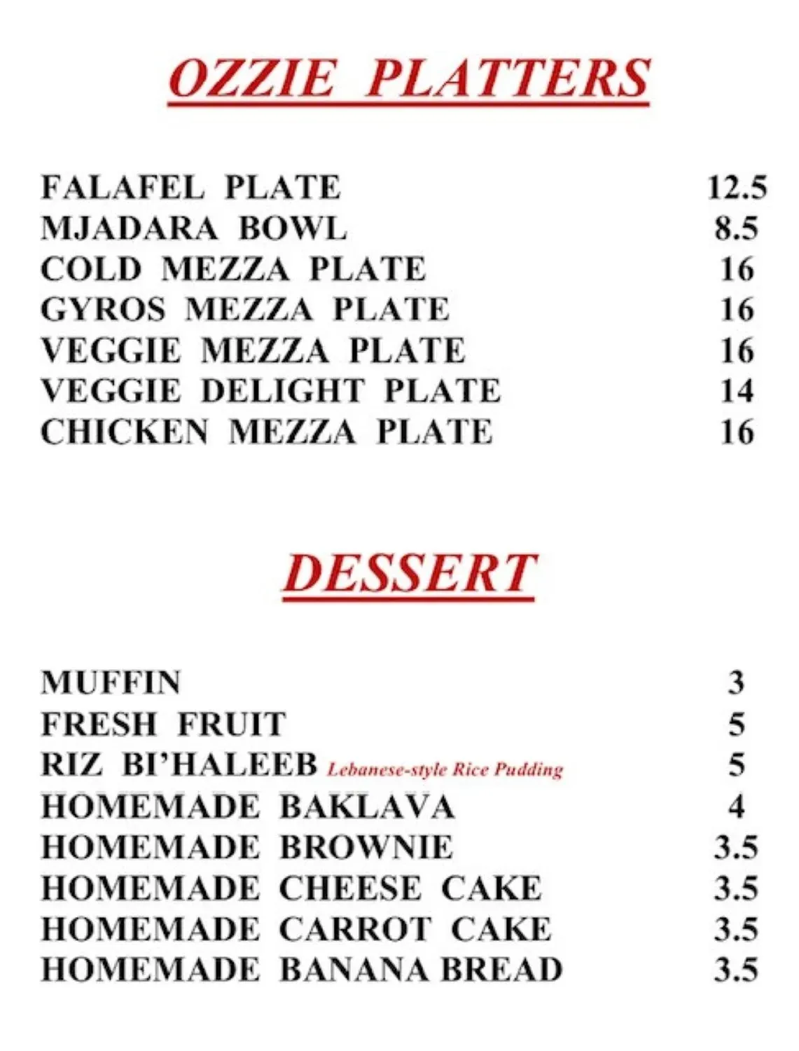 Menu 3