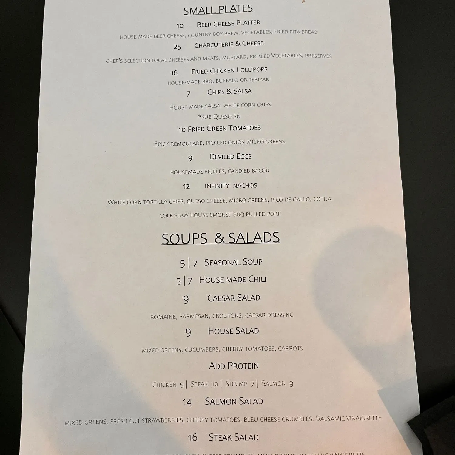 Menu 3