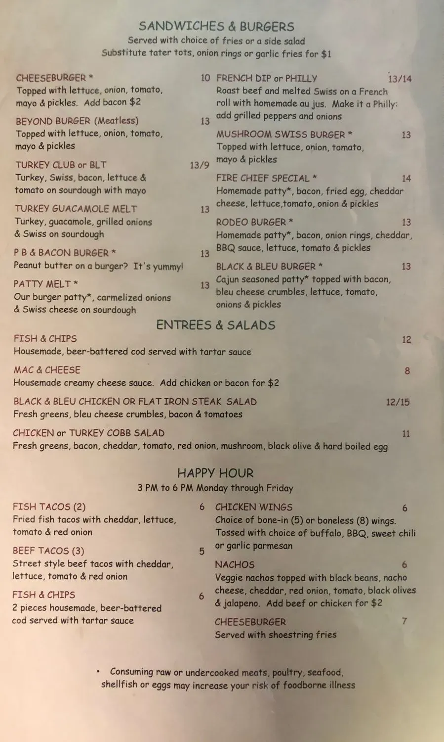 Menu 4