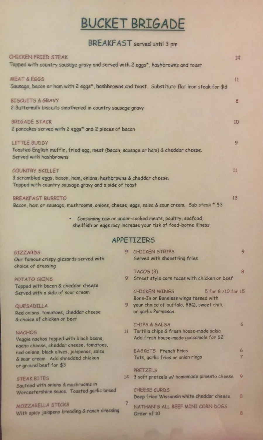 Menu 6