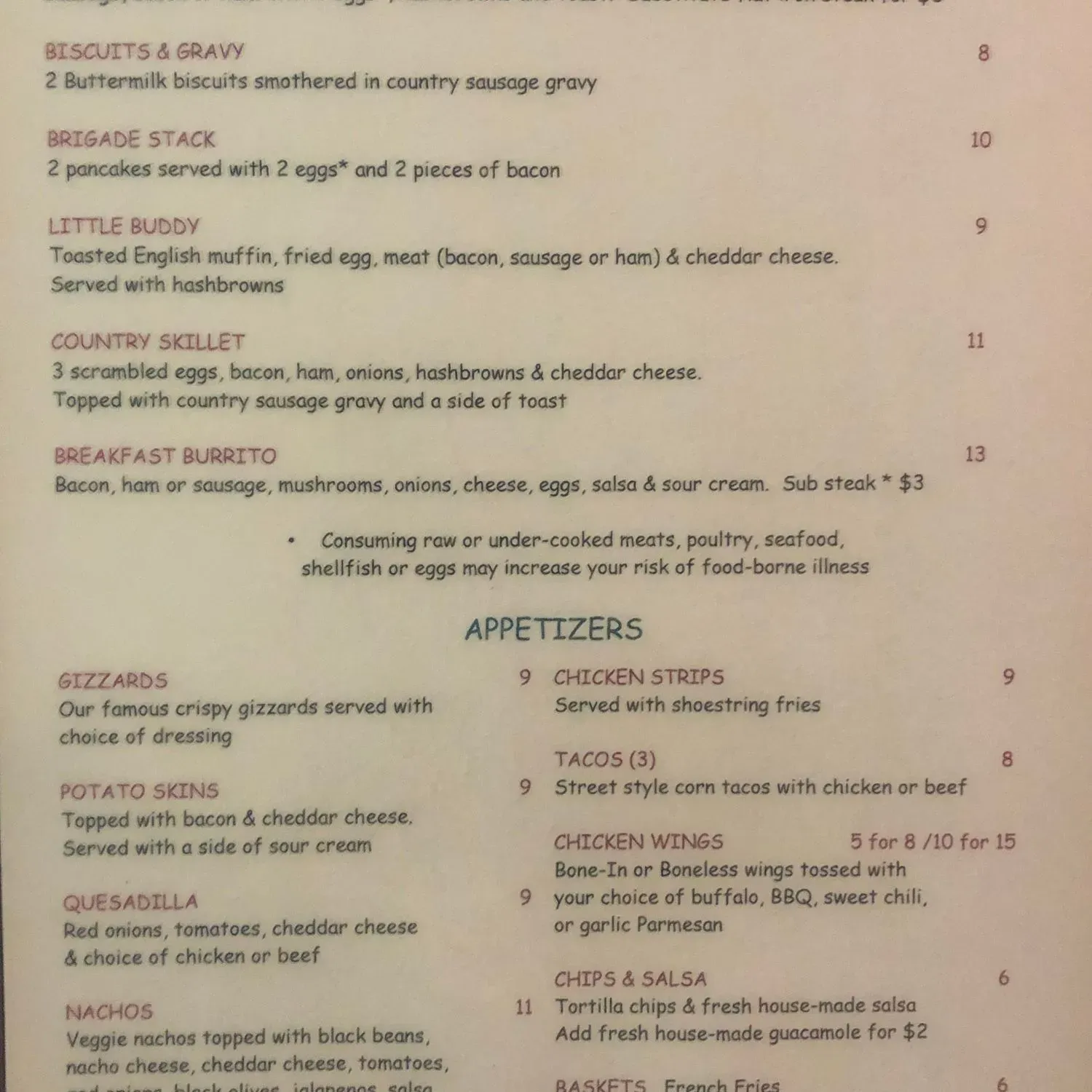 Menu 3