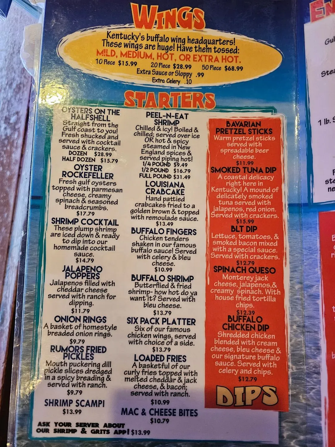 Menu 6