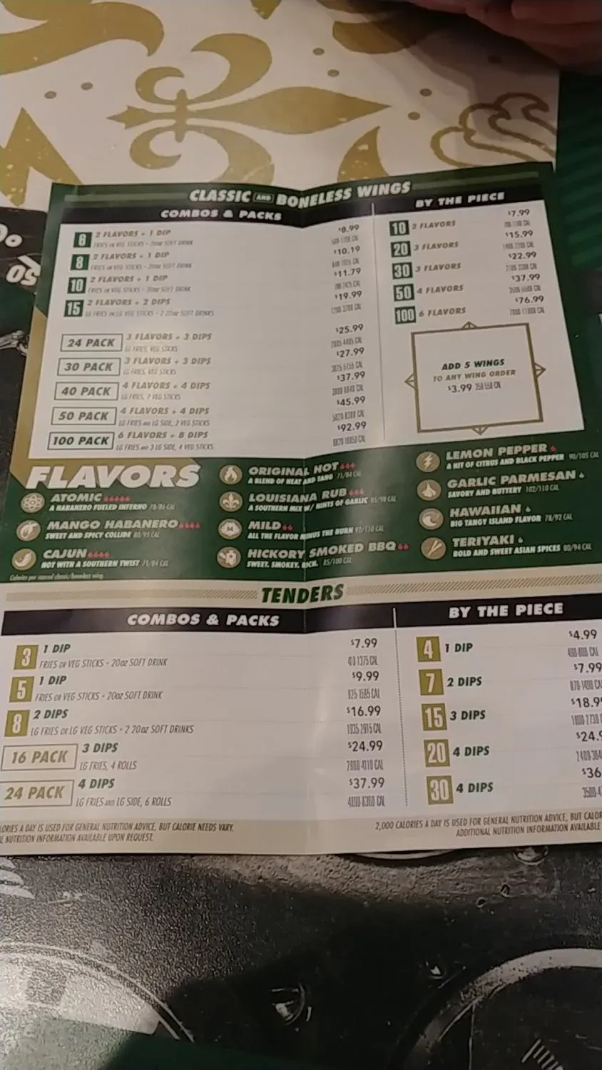 Menu 5