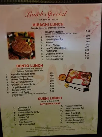 Menu 5