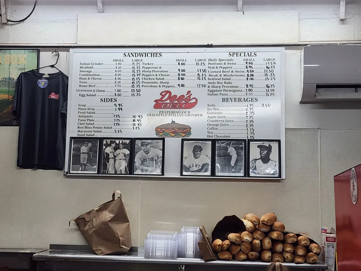 Dee's Deli Menu - Updated October 2025