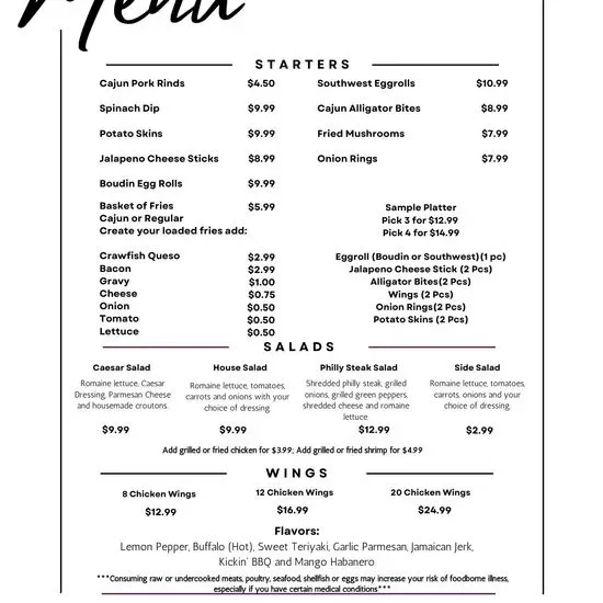 Menu 3