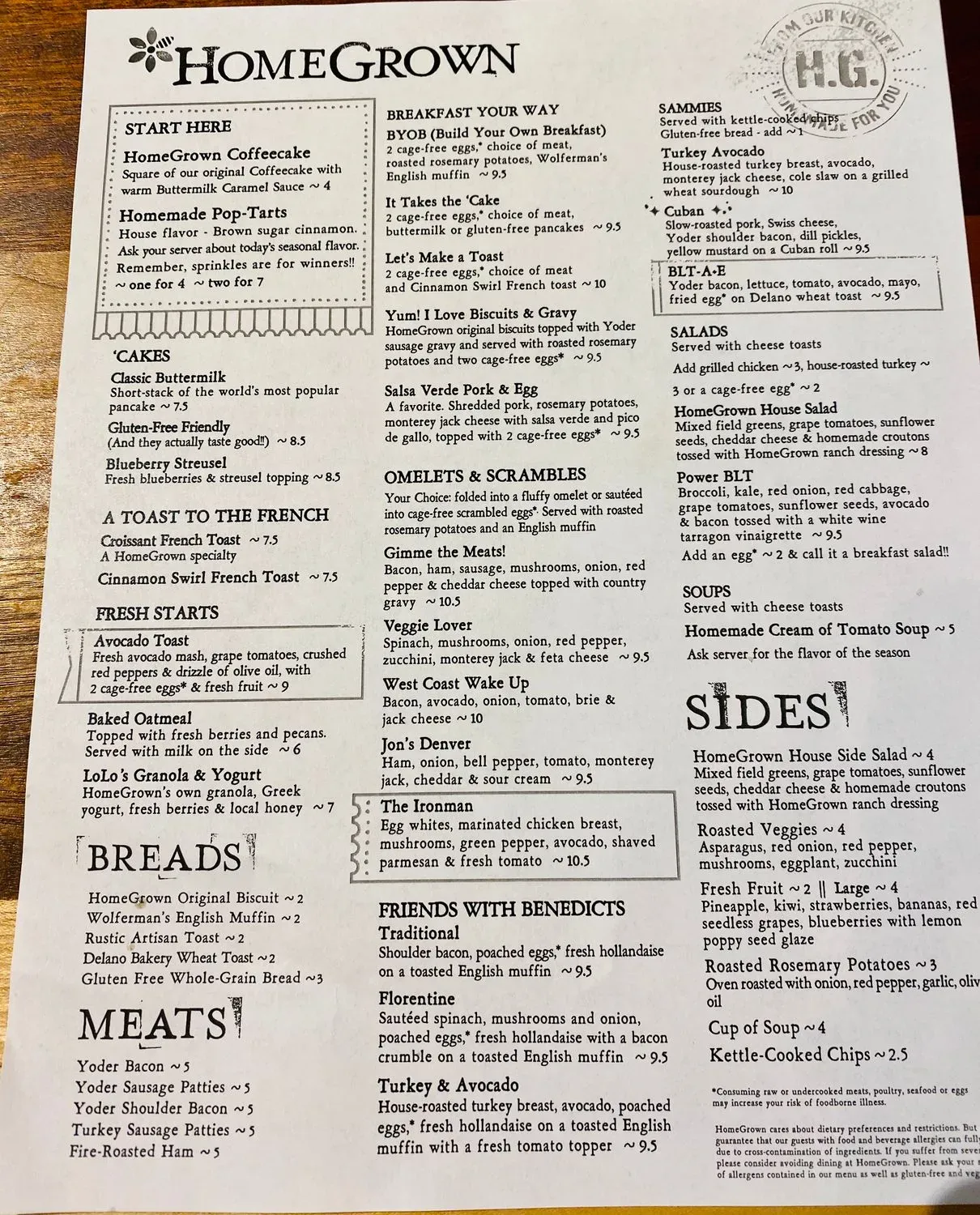 Menu 4