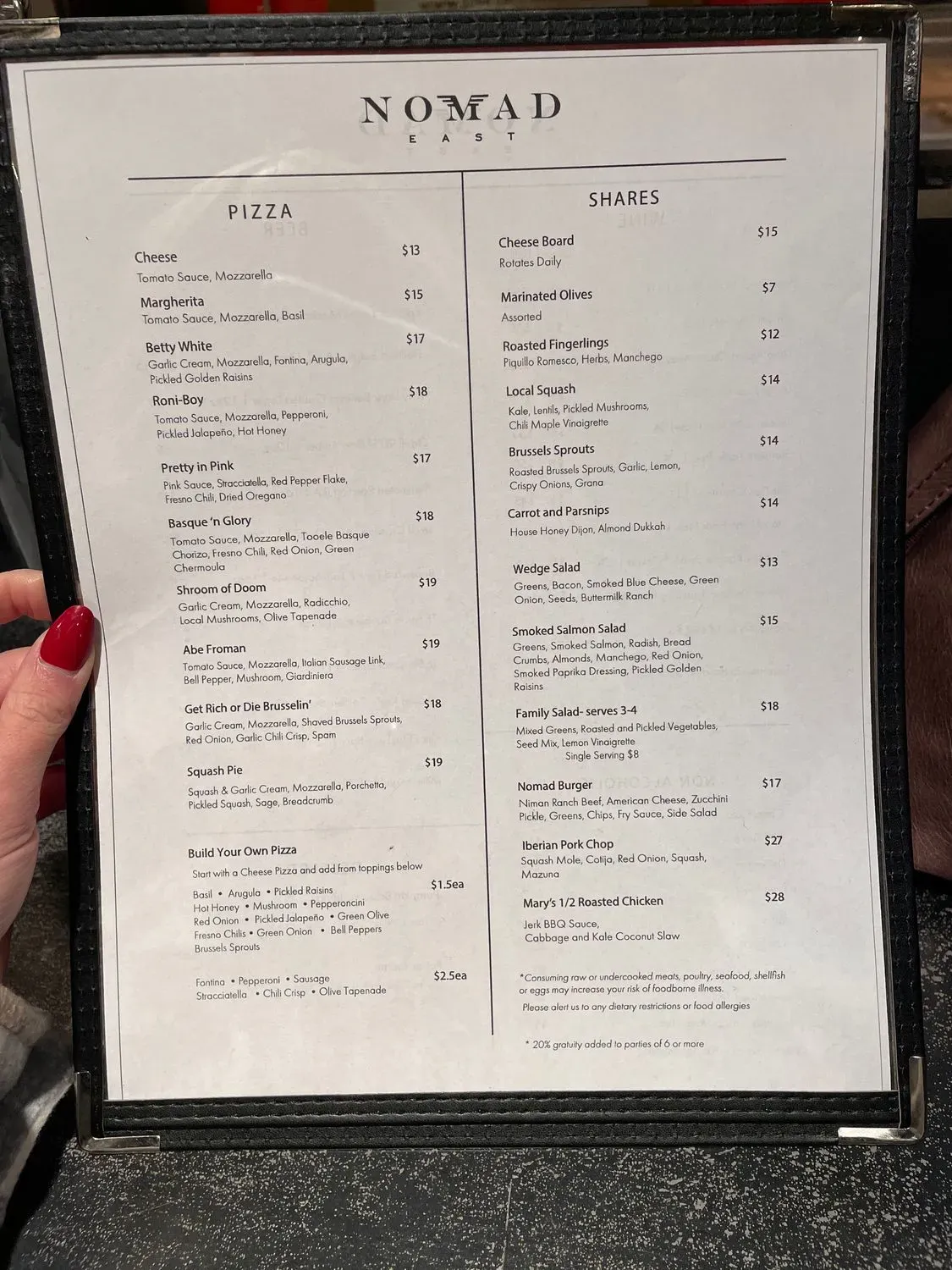 Menu 3