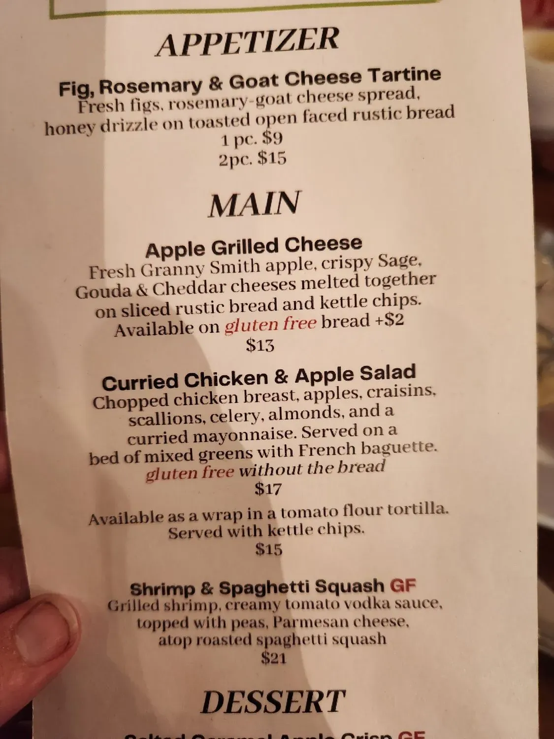 Menu 4