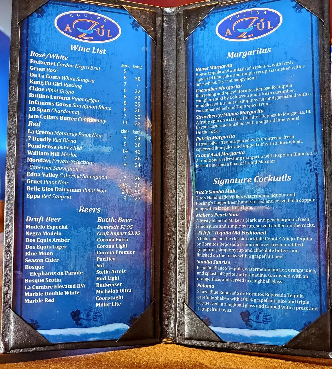 Menu 5