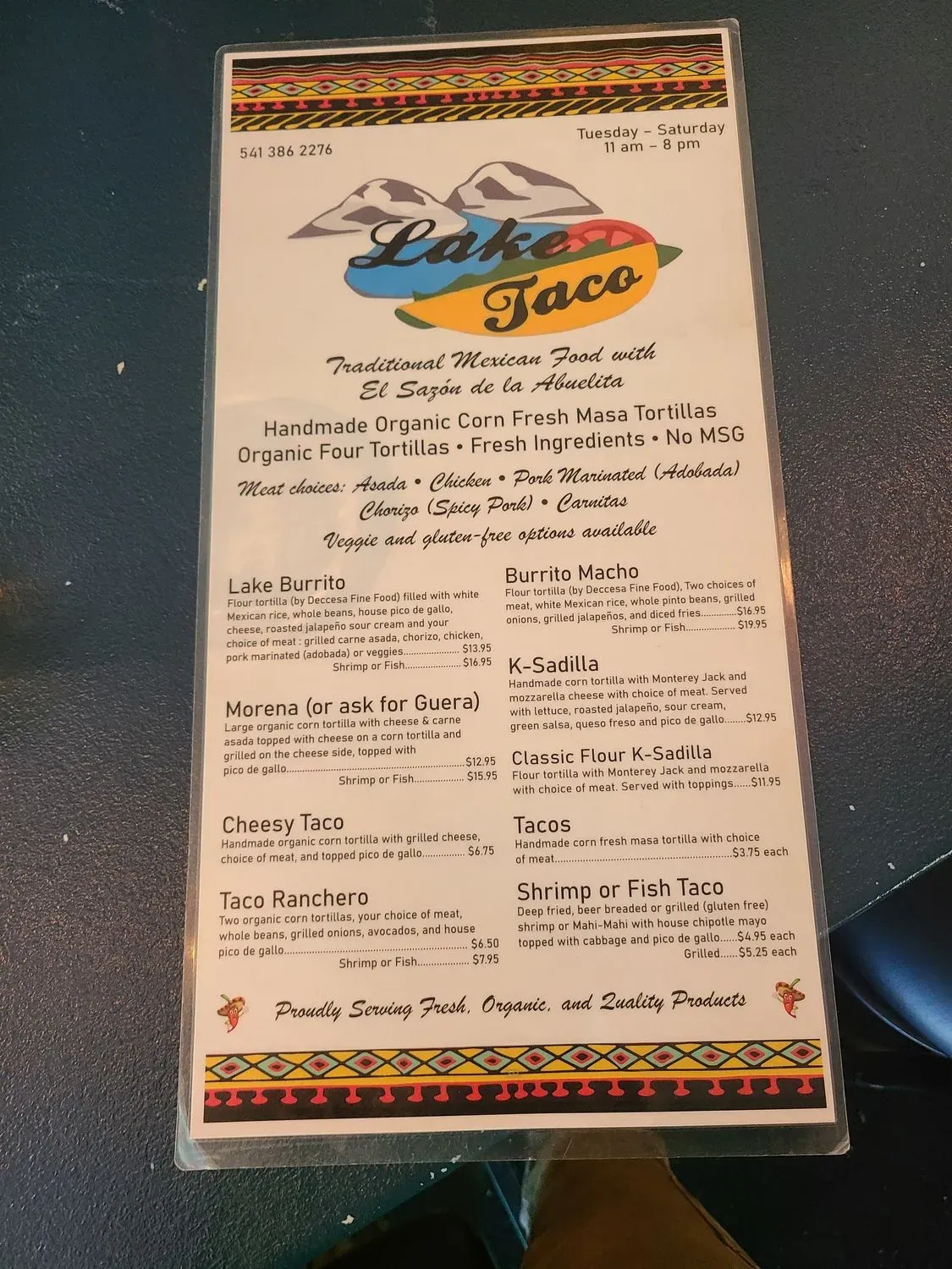 Menu 6