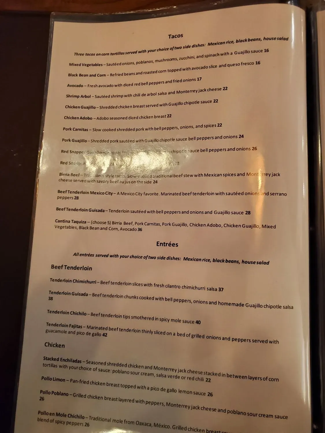 Menu 6