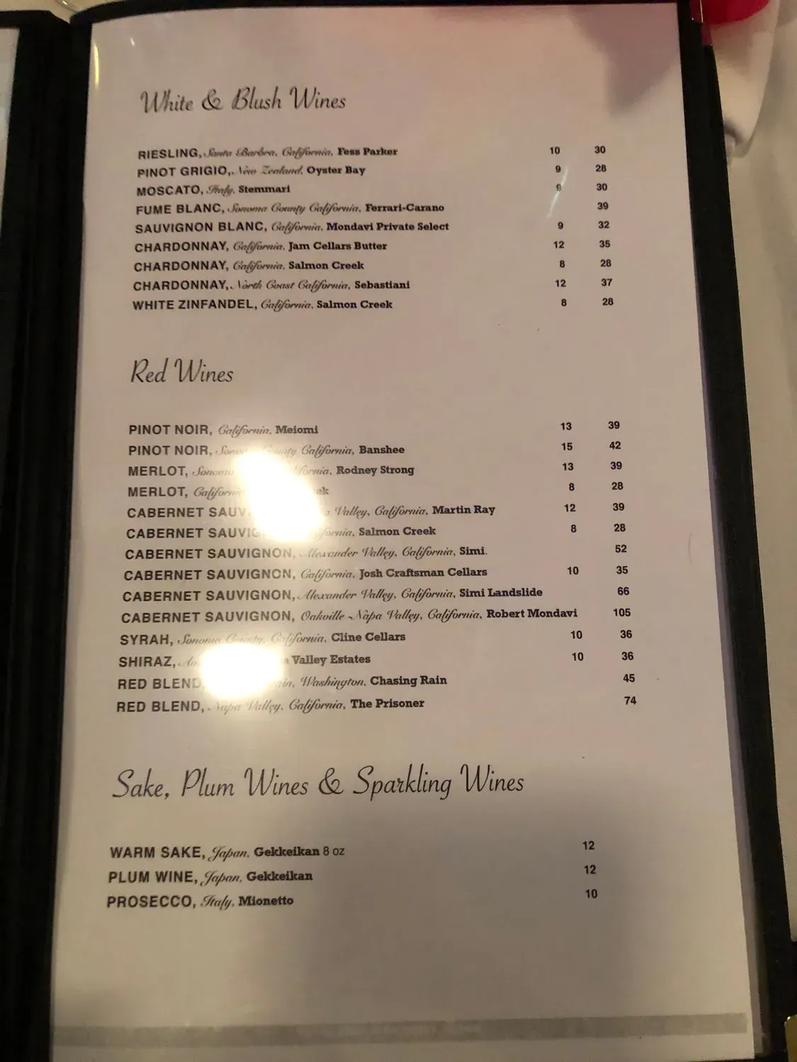 Menu 2