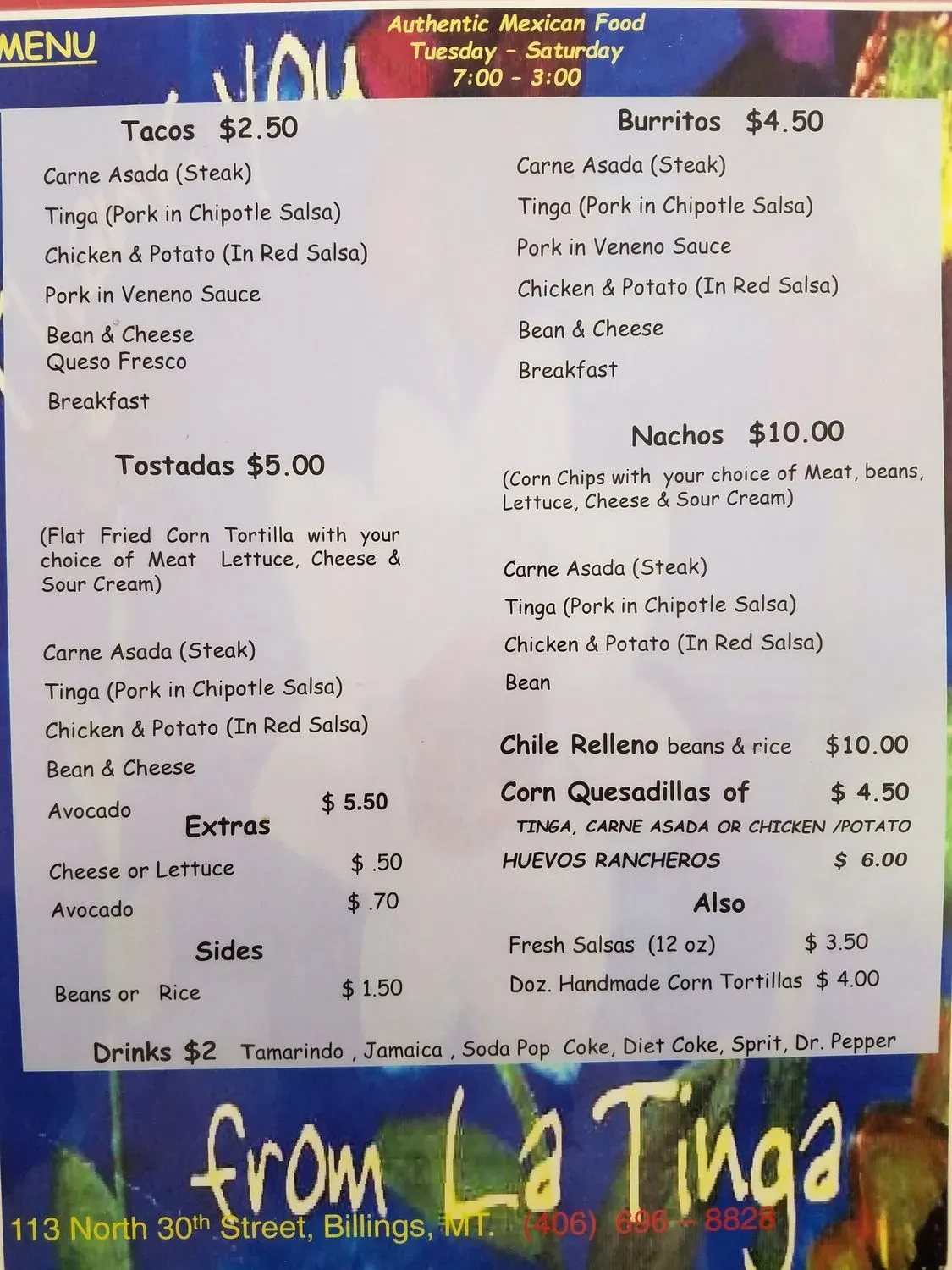 Menu 4