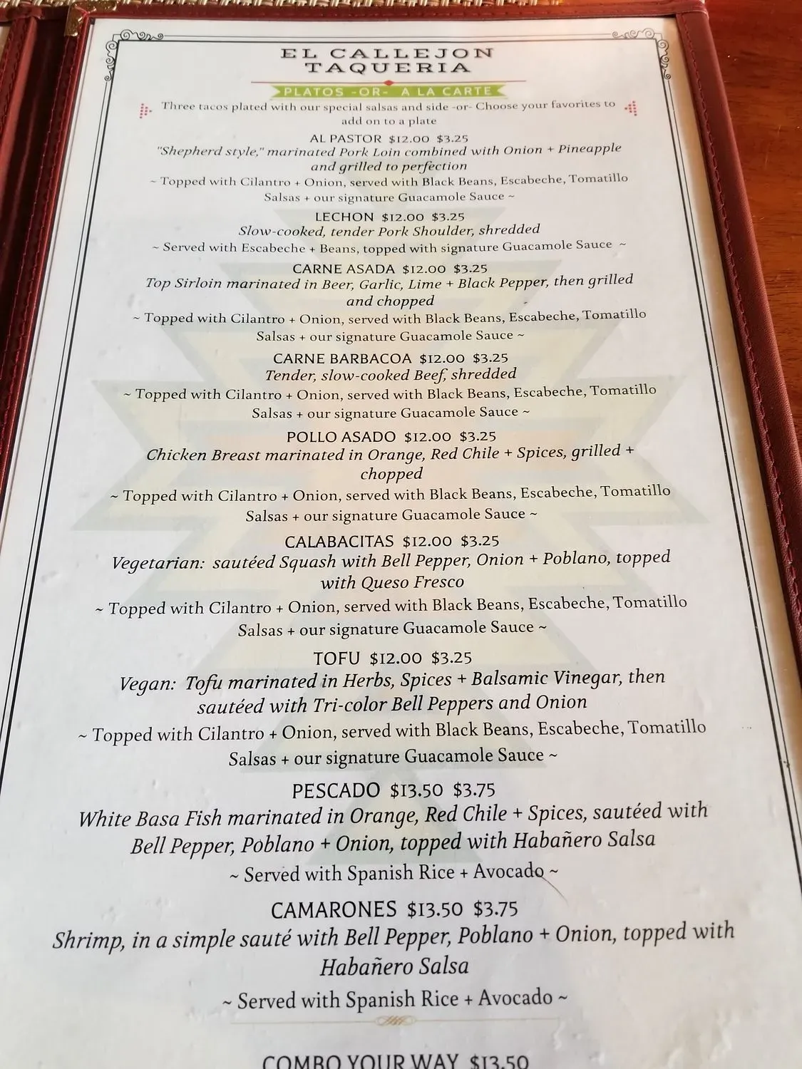 Menu 3