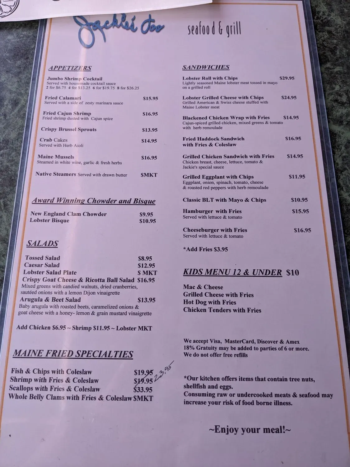 Menu 3