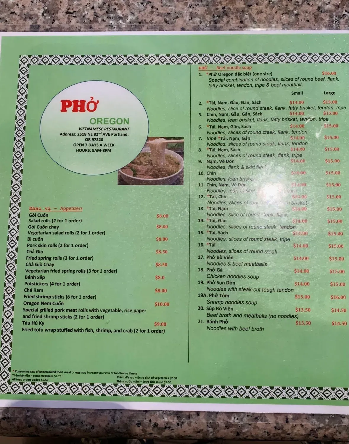 Menu 4