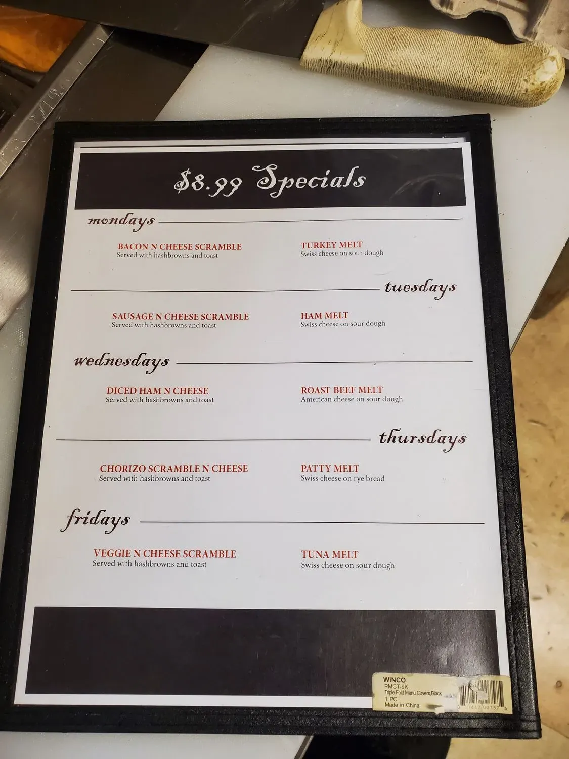 Menu 6